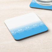 Dessous-de-verre Patrouilles Bleues Et Blancs Avec Arrière - plan D (Côté gauche)