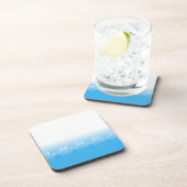 Dessous-de-verre Patrouilles Bleues Et Blancs Avec Arrière - plan D (Côté Droit)