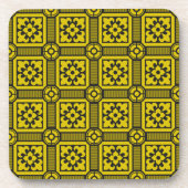 Dessous-de-verre Pattern de Medieval Yellow (Devant)