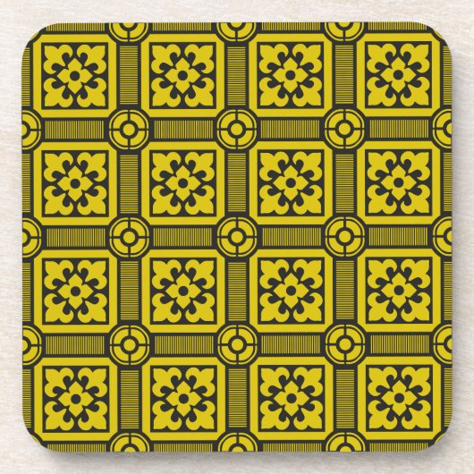 Dessous-de-verre Pattern de Medieval Yellow (Devant)