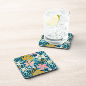 Dessous-de-verre Pattern tropical hibiscus (Côté Droit)