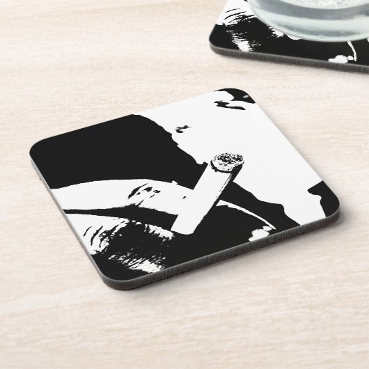 Dessous-de-verre Pause fumée (Côté gauche)