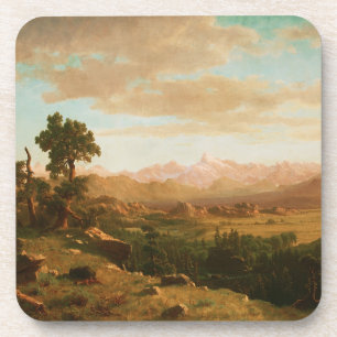 Dessous-de-verre Pays de la rivière des Vents - Albert Bierstadt