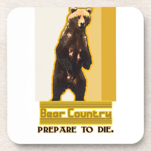 Dessous-de-verre Pays de l'ours (Devant)