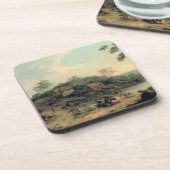 Dessous-de-verre Paysage, 1758 (Côté gauche)