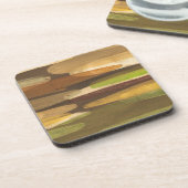 Dessous-de-verre Paysage Abstrait de ton terrestre (Côté gauche)