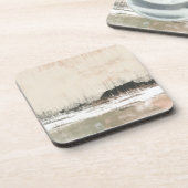 Dessous-de-verre Paysage abstrait neutre (Côté gauche)