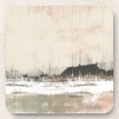 Dessous-de-verre Paysage abstrait neutre (Devant)