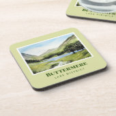 Dessous-de-verre Paysage aquarelle Peinture du lac Buttermere (Côté gauche)