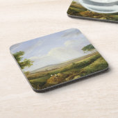 Dessous-de-verre Paysage avec les figures (huile sur le panneau) (Côté gauche)