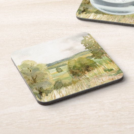 Dessous-de-verre Paysage d'aquarelle (Côté gauche)