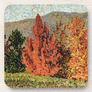 Dessous-de-verre Paysage d'automne, c.1903 (huile sur la toile)