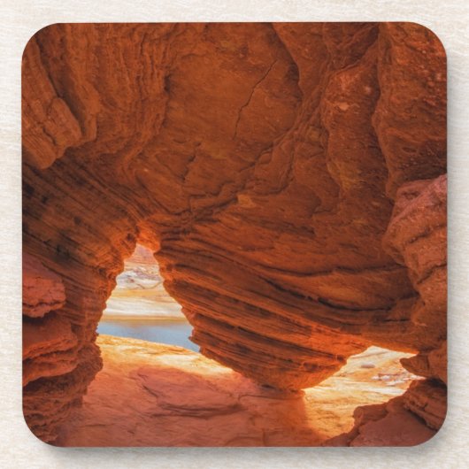 Dessous-de-verre Paysage de grotte de grès érodé (Devant)
