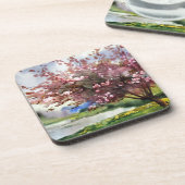 Dessous-de-verre Paysage de peinture d'aquarelle (Côté gauche)