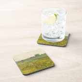 Dessous-de-verre Paysage de prairie étendu avec oies (Côté Droit)