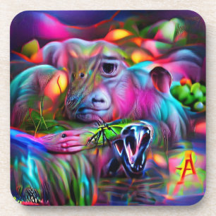 Dessous-de-verre Paysage de rêve vif : Agrizoophobie