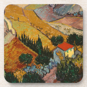 Dessous-de-verre Paysage de Vincent van Gogh   avec la Chambre et