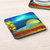 Dessous-de-verre Paysage du ciel liquide (Côté gauche)