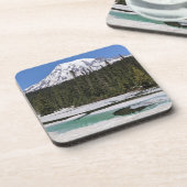 Dessous-de-verre Paysage du Mont Rainier et du lac Frozen (Côté gauche)