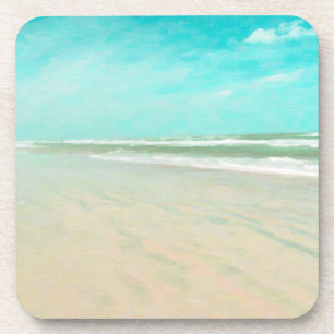 Dessous-de-verre Paysage marin de Sky Beach Turquoise