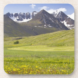 Dessous-de-verre Paysage panoramique de la vallée de Svarfadardalur