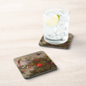 Dessous-de-verre Paysage tropical avec dix colibris (Côté Droit)