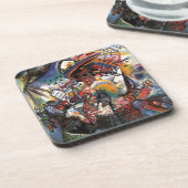 Dessous-de-verre Paysage urbain Kandinsky Moscou I Art abstrait (Côté gauche)