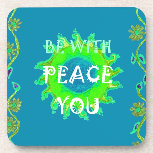 Dessous-de-verre Peace Be with You Art Print (Devant)