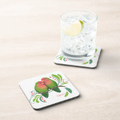 Dessous-de-verre Peach Faced Inséparables (Côté Droit)