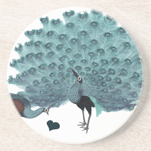 Dessous de verre Peacock vintages (Devant)