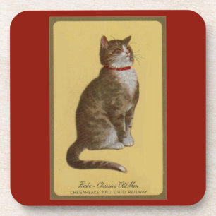 Dessous-de-verre Peake, le chat tabby de Chessie