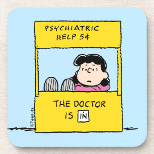 Dessous-de-verre Peanuts Lucy & the Doctor Is In