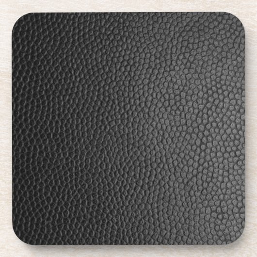 Dessous-de-verre Peau de serpent noir (Devant)