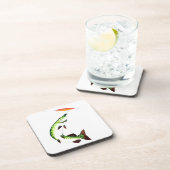 Dessous-de-verre Pêche au brochet et pêche à la mouche (Côté Droit)