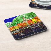 Dessous-de-verre pêche d'âne dans Portofino, Italie (Côté gauche)