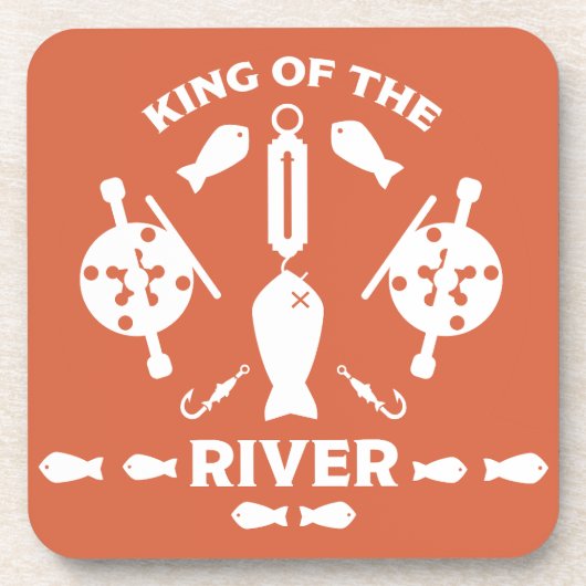 Dessous-de-verre Pêche saumon Canada (Devant)