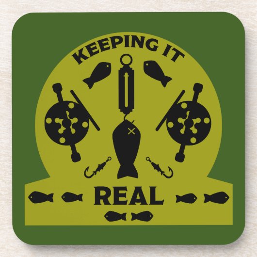 Dessous-de-verre Pêche sur la rivière sauvage (Devant)