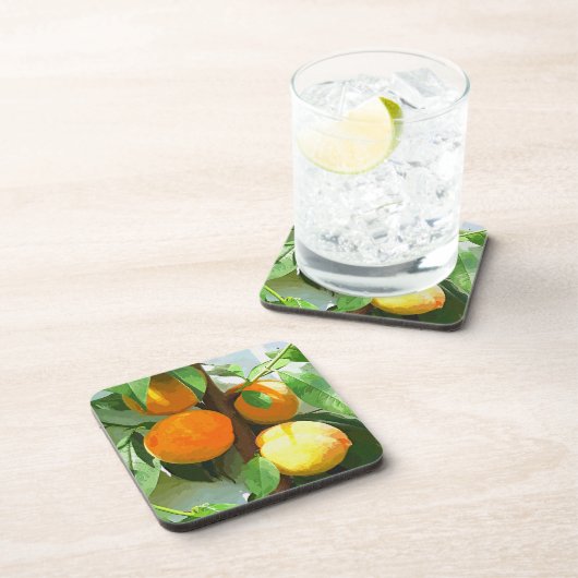 DESSOUS-DE-VERRE PÊCHES (Côté Droit)