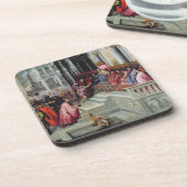 Dessous-de-verre Pêcheur donnant l'anneau au doge de Venise (Côté gauche)