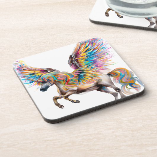 Dessous-de-verre Pégase coloré (Côté gauche)