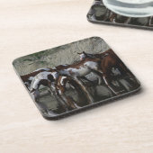 Dessous-de-verre Peignez le boire de chevaux (Côté gauche)