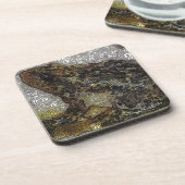 Dessous-de-verre Peinture à la grenouille de style FK Frida Kahlo (Côté gauche)