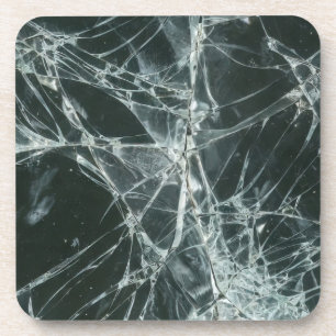 Dessous-de-verre Peinture à l'huile de surface en verre brisé (styl