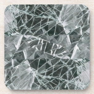 Dessous-de-verre Peinture à l'huile de surface en verre brisé (styl