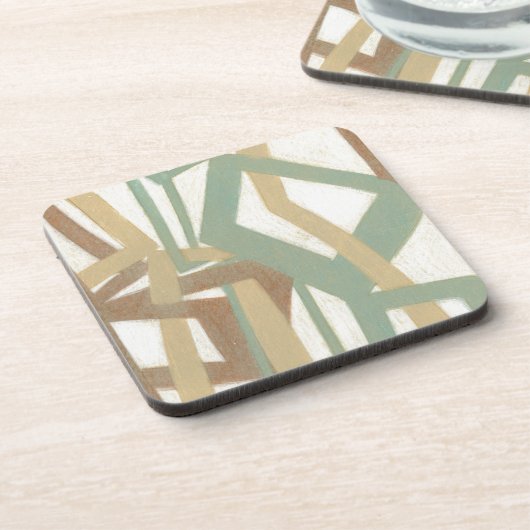 Dessous-de-verre Peinture à main levée par Norman Wyatt (Côté gauche)