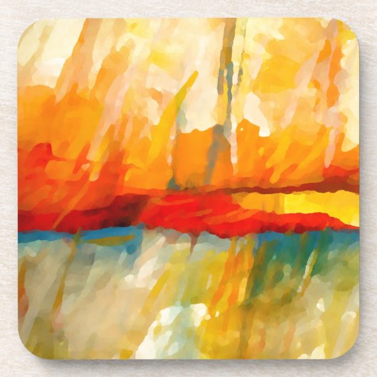 Dessous-de-verre Peinture Abstraite moderne (Devant)