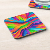 Dessous-de-verre Peinture arc-en-ciel (Côté gauche)