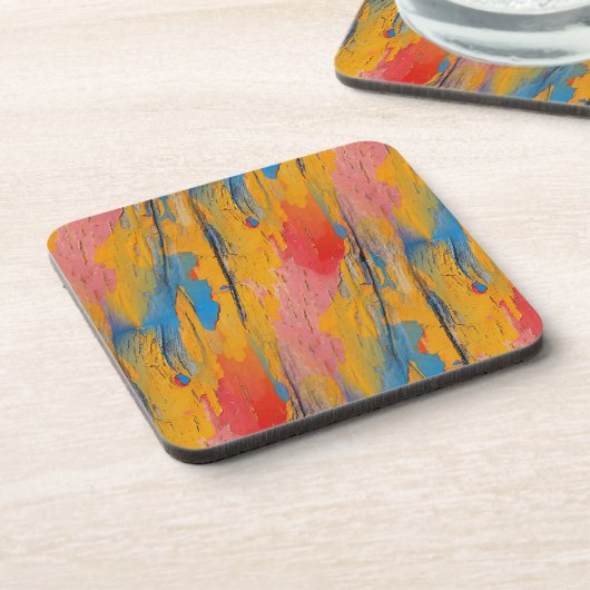 Dessous-de-verre Peinture colorée (Côté gauche)