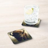 Dessous-de-verre Peinture de bison (Côté Droit)