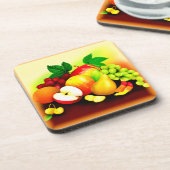 Dessous-de-verre Peinture de fruits tropicaux. Commandez dès mainte (Côté gauche)